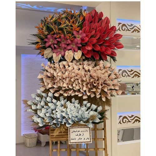 خرید تاج گل تبریک