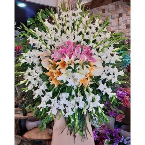 تاج گل صورتی