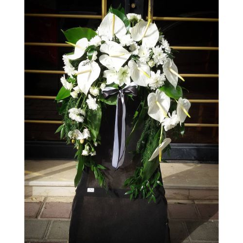 تاج گل ترحیم کم گل