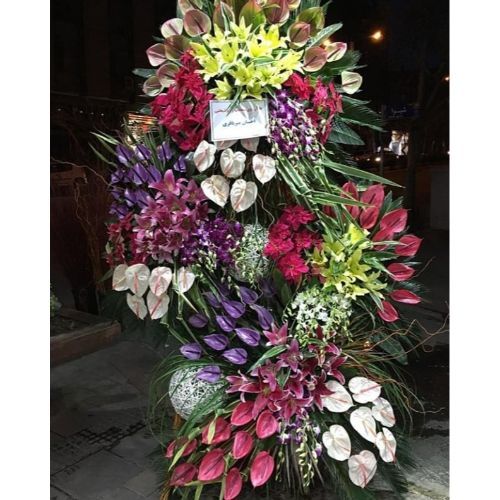 سفارش تاج گل مراسم افتتاحیه