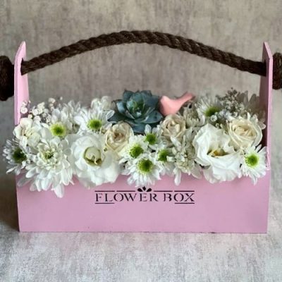 جعبه باکس گل هدیه