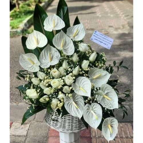 سبد گل براي تسليت