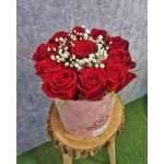 باکس گل رز و گل عروس
