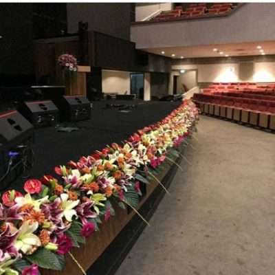 گل آرایی سن همایش